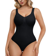 Backless Shapewear Bodysuit for Women – Seamless Tummy Control Waist Trainer Faja Body Shaper